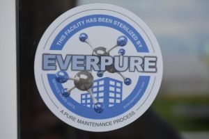 Sticker for EverPURE protected facilities